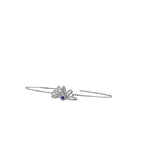 CML Daisy Bracelet Purple Stone